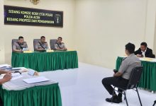 Photo of MZ Anggota Polres Aceh Selatan Pelaku Perampokan Toko Emas Amin Setia di Tapak Tuan Diberhentikan Tidak Dengan Hormat