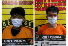Photo of Dua Pelaku Begal di Tunggorono Binjai Timur Ditangkap Satreskrim Polres Binjai