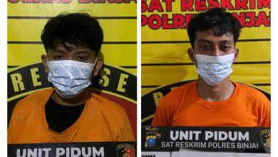 Photo of Dua Pelaku Begal di Tunggorono Binjai Timur Ditangkap Satreskrim Polres Binjai