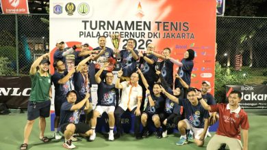 Photo of Kementerian ATR/BPN Raih Juara II Beregu Turnamen Tenis Piala Gubernur DKI Jakarta 2026