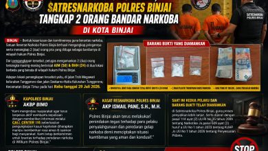 Photo of Dalam Waktu Dua Hari, Satresnarkoba Polres Binjai Tangkap 2 Orang Bandar Narkoba Di Kota Binjai