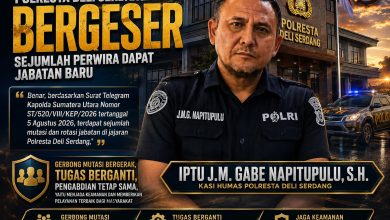 Photo of Tiga Kapolsek Polresta Deli Serdang Bergeser, Sejumlah Perwira Dapat Jabatan Baru