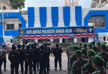 Photo of Polda Aceh dan TNI Gelar Apel Kesiapan Pengamanan Hari Damai Aceh di Depan Masjid Raya Baiturrahman