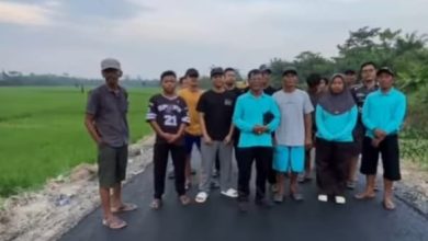 Photo of Jalan Dusun Diaspal, Warga Ucapkan Terima Kasih kepada Bupati dan Kadis SDABMBK Deli Serdang