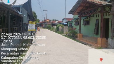 Photo of Pengaspalan Jalan Darsono Hamparan Perak Sempat Terhenti, Pemkab Deli Serdang Beri Penjelasan