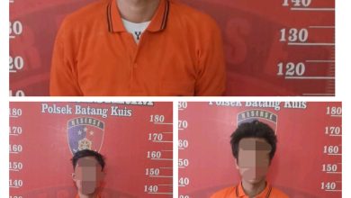 Photo of Ninja Hijau Raib dari Parkiran, Tiga Pria Diciduk Polsek Batang Kuis