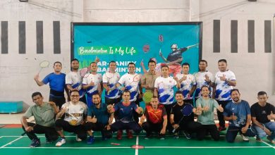 Photo of Jajal Kekuatan, Tim PB Sehat Bahagia Kemenag Banda Aceh Sparing Partner dengan Tim PB Kemenag Pidie