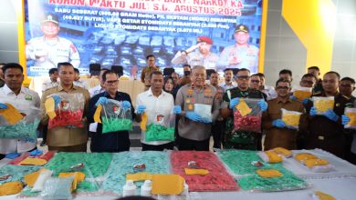 Photo of Polda Aceh Musnahkan Barang Bukti Narkotika Kurun waktu Juli-Agustus 2026 Disaksikan Forkopimda Aceh