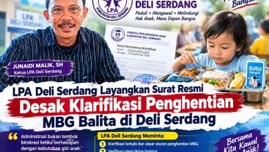 Photo of LPA Deli Serdang Layangkan Surat Resmi Desak Klarifikasi Penghentian MBG Balita di Deli Serdang