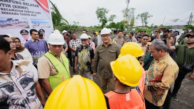 Photo of Pembangunan Kampung Nelayan Merah Putih di Paluh Sibaji Resmi Dimulai