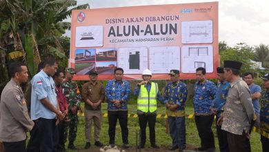 Photo of Warga Sambut Antusias Pembangunan Alun-Alun Hamparan Perak