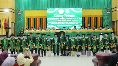 Photo of Universitas Muhammadiyah Aceh Wisuda 471 Lulusan dari 21 Program Study