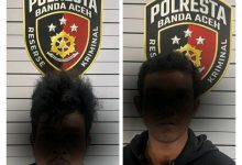 Photo of Jatanras Polresta Banda Aceh Tangkap Dua Terduga Pencuri Meteran Air
