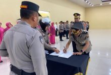 Photo of Polresta Banda Aceh Gelar Sertijab, Kompol Mawardi Menjadi Kabag Ops