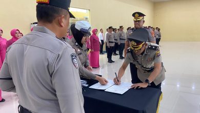 Photo of Polresta Banda Aceh Gelar Sertijab, Kompol Mawardi Menjadi Kabag Ops