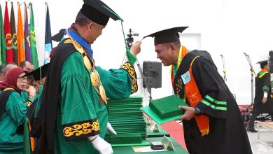 Photo of Unimal Wisuda 1.247 Lulusan, Brigjen TNI Ali Imran Raih Gelar Magister