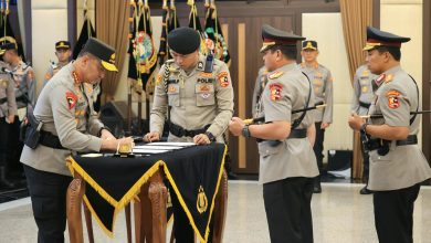 Photo of Kapolda Aceh Hadiri Sertijab Sejumlah PJU Mabes Polri dan Kapolda Jajaran