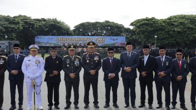 Photo of Wakapolda Aceh Hadiri Upacara Peringatan HUT ke-81 TNI, Perkuat Sinergi TNI-Polri