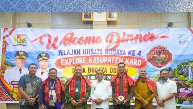 Photo of Bupati Karo Hadiri Welcome Dinner Jelajah Wisata Nusantara Ke-4 di Berastagi dan Perkenalkan Potensi Wisata di Kabupaten Karo