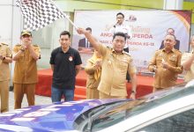 Photo of Wabup Lom Lom Suwondo Lepas Touring Harlah ke-13 Asperda Indonesia