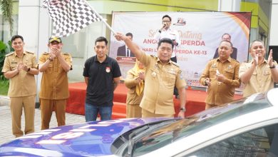 Photo of Wabup Lom Lom Suwondo Lepas Touring Harlah ke-13 Asperda Indonesia