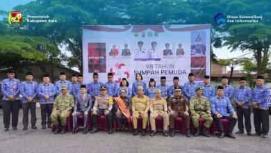 Photo of Pemkab Karo Bersama Forkopimda Gelar Upacara Hari Sumpah Pemuda dan Ziarahi Makam Pahlawan