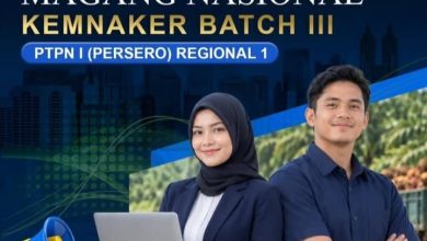 Photo of PTPN I Regional 1 Buka Magang Nasional Batch III 2026