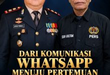 Photo of Berawal dari Sapaan WhatsApp Terjalin Silaturahmi, Kisah Perkenalan Eddi Gultom dengan Kapolres Pasaman, AKBP Adiwara Permana Anggawisastra